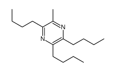 2,3,5-tributyl-6-methylpyrazine Structure