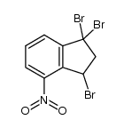 1,1,3-tribromo-4-nitro-2,3-dihydro-1H-indene Structure