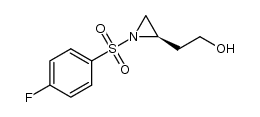 2-[(2R)-1-[(4-fluorophenyl)sulfonyl]aziridin-2-yl]ethanol Structure