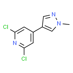 2,6-二氯-4-(1-甲基-1H-吡唑-4-基)吡啶图片