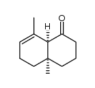 3,4,4a,5,6,8a-hexahydro-4a,8-dimethyl-1(2H)-naphthalenone Structure