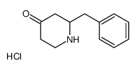 2-BENZYLPIPERIDIN-4-ONE HYDROCHLORIDE structure