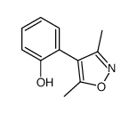 2-(3,5-dimethyl-1,2-oxazol-4-yl)phenol Structure