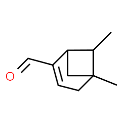 Bicyclo[3.1.1]hept-2-ene-2-carboxaldehyde, 5,6-dimethyl- (9CI) Structure