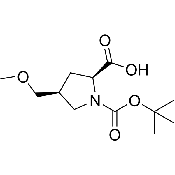 (2S,4S)-4-(甲氧基甲基)-1,2-吡咯烷二甲酸 1-叔丁基酯图片