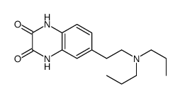 6-[2-(dipropylamino)ethyl]-1,4-dihydroquinoxaline-2,3-dione Structure