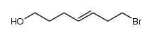 (E)-7-bromohept-4-en-1-ol Structure