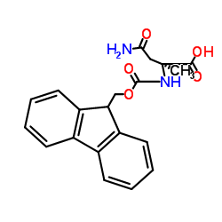 Fmoc-α-Me-Asn-OH结构式