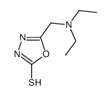 5-(diethylaminomethyl)-3H-1,3,4-oxadiazole-2-thione Structure