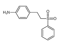 4-[2-(苯基磺酰基)乙基]苯胺结构式