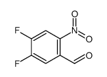 4,5-difluoro-2-nitrobenzaldehyde Structure