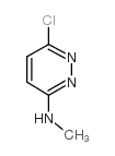 3-Chloro-6-(methylamino)pyridazine Structure