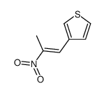 3-(2-nitroprop-1-enyl)thiophene Structure