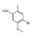 2-甲基-4-溴-5-甲氧基苯胺结构式