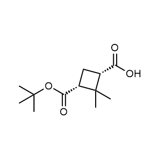 (1S,3R)-3-(叔丁氧基羰基)-2,2-二甲基环丁烷-1-羧酸图片