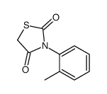 3-(2-methylphenyl)-1,3-thiazolidine-2,4-dione结构式