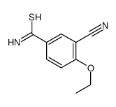 Benzenecarbothioamide, 3-cyano-4-ethoxy- (9CI) picture