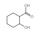 Cyclohexanecarboxylic acid, 2-hydroxy-, (1R,2R)-rel- Structure