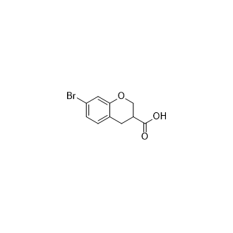 7-溴色满-3-羧酸结构式