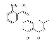 propan-2-yl 5-[(2-aminobenzenecarbothioyl)amino]-2-chlorobenzoate结构式