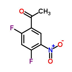 1-(2,4-Difluoro-5-nitrophenyl)ethanone Structure