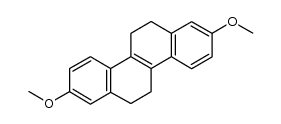 2,8-dimethoxy-5,6,11,12-tetrahydrochrysene Structure