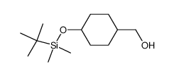 (cis/trans)-4-<(tert-Butyldimethylsilyl)oxy>cyclohexanemethanol Structure