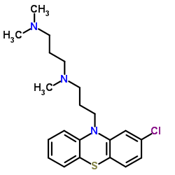 N-[3-(2-Chloro-10H-phenothiazin-10-yl)propyl]-N,N',N'-trimethyl-1,3-propanediamine Structure