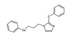 1-[3-(phenylselanyl)propyl]-2-(phenylsulfanyl)-1H-imidazole结构式