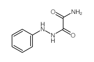 2-oxo-2-(2-phenylhydrazinyl)acetamide structure