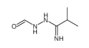 Isobutyrimidsaeure-(2-formyl-hydrazid)结构式