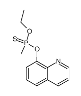 Methyl-phosphonothioic acid O-ethyl ester O-quinolin-8-yl ester Structure