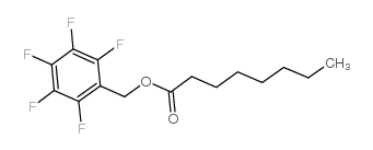 五氟苄基正辛酸酯结构式