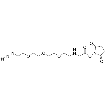 Azido-PEG3-aminoacetic acid-NHS ester图片