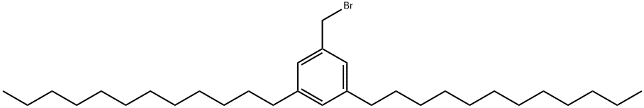 1-(bromomethyl)-3,5-didodecylbenzene structure