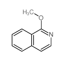 Isoquinoline,1-methoxy- Structure