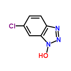 6-chloro-1-hydroxybenzotriazole Structure