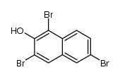 1,3,6-tribromo-[2]naphthol结构式