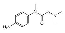 N-(4-aminophenyl)-2-dimethylamino-N-methyl-acetamide结构式