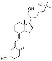 21,25-Dihydroxycholecalciferol结构式