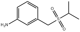 3-[(Propane-2-sulfonyl)methyl]aniline Structure