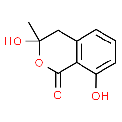 3,8-dihydroxy-3-methyl-isochroman-1-one结构式