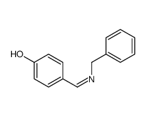 4-[(E)-(Benzylimino)methyl]phenol Structure