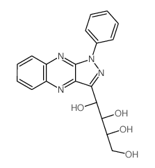 1,2,3,4-Butanetetrol,1-(1-phenyl-1H-pyrazolo[3,4-b]quinoxalin-3-yl)-, (1R,2S,3R)-结构式