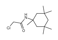 N-Chloroacetyl-1,3,3,5,5-pentamethylcyclohexanamine Structure