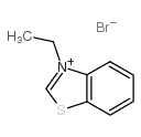 3-Ethylbenzothiazolium bromide Structure