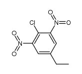 2,6-dinitro-4-ethylchlorobenzene结构式