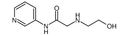 Acetamide, 2-[(2-hydroxyethyl)amino]-N-3-pyridinyl- (9CI)结构式