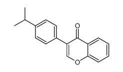 3-(4-propan-2-ylphenyl)chromen-4-one Structure