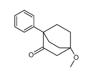 4-Methoxy-1-phenylbicyclo[2.2.2]octan-2-one结构式